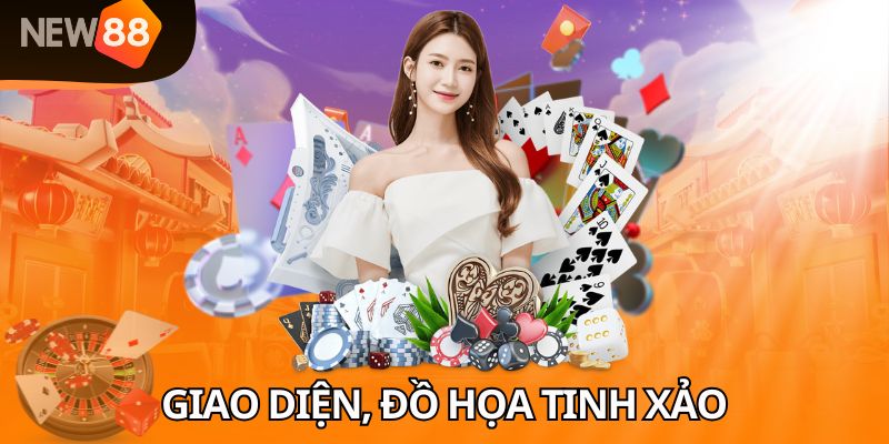 NEW88 đầu tư hệ thống giao diện rất chỉn chu